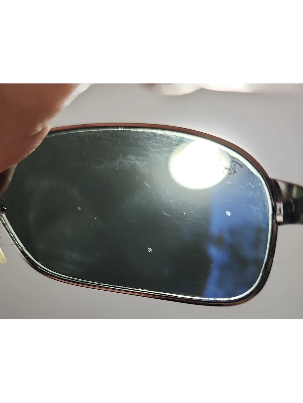 Ray Ban RB3343 004/58 Gunmetal Green Polarized Sunglasses 63-12 Italy
